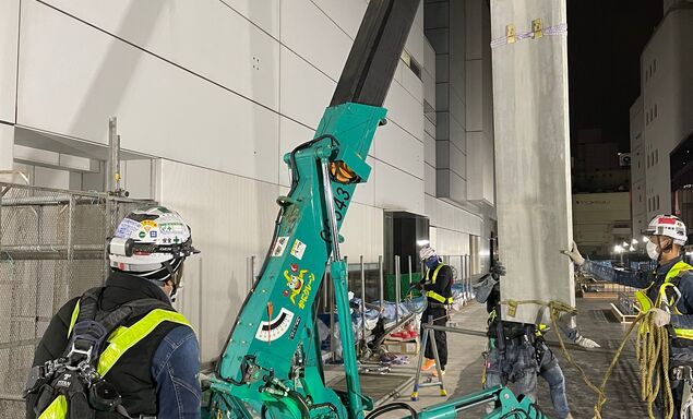 外壁工事　作業